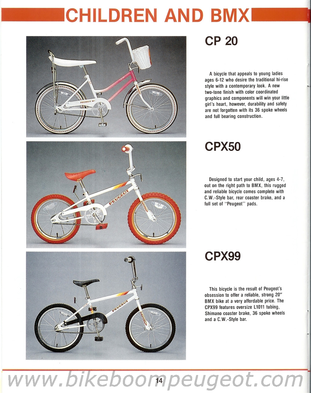 Peugeot 1986 USA Brochure